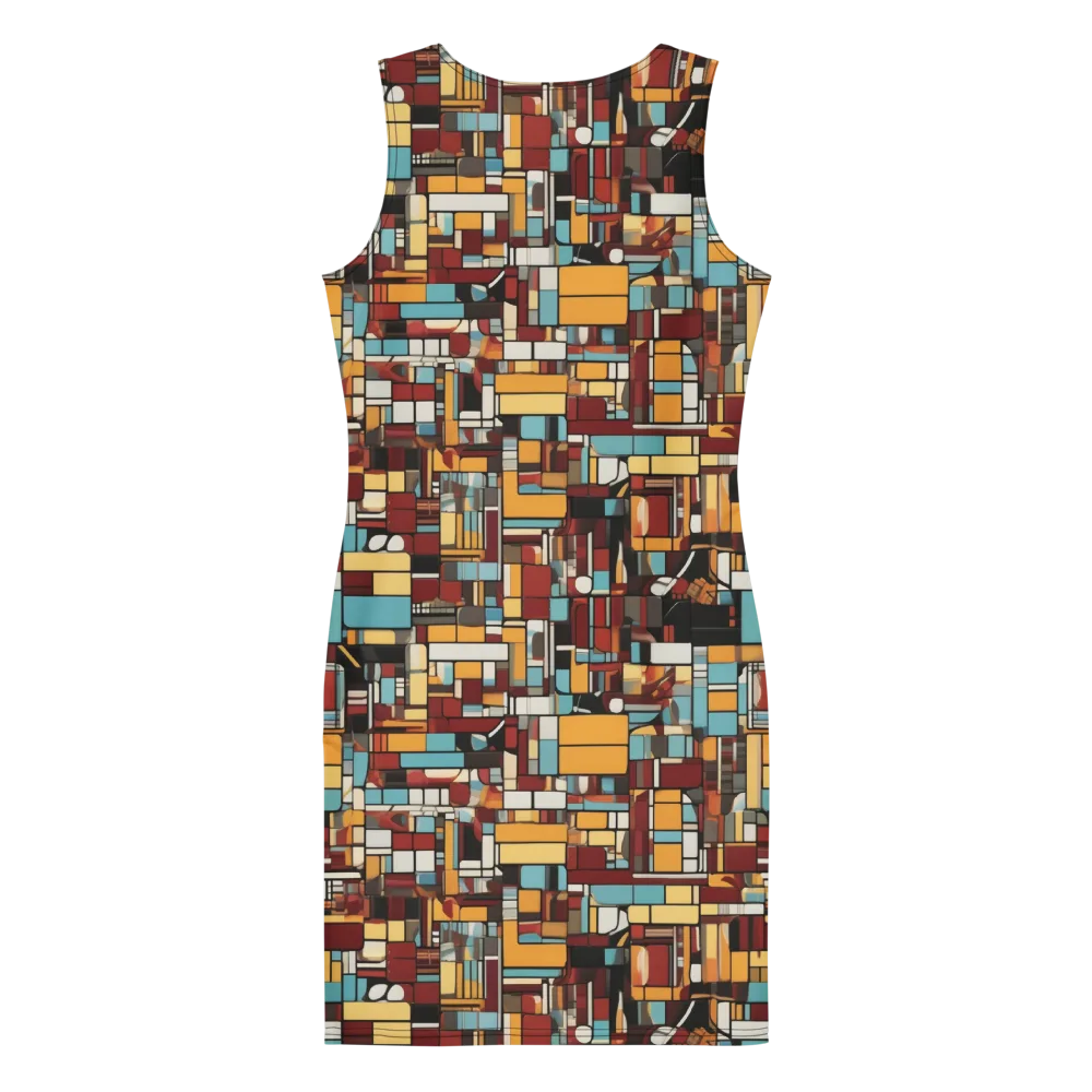 Chromatic City on Bodycon Dress — Back
