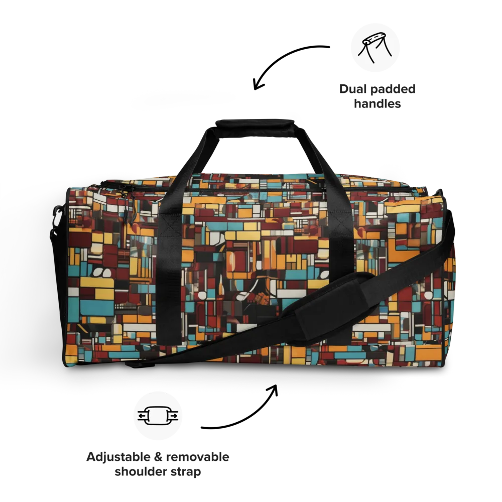 Chromatic City on Duffle Bag — Front