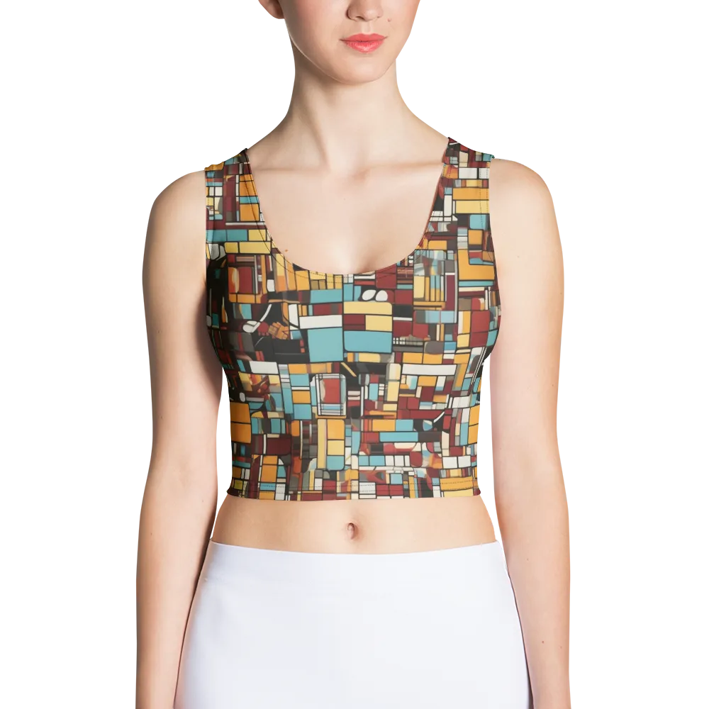 Chromatic City on Crop Top — Front