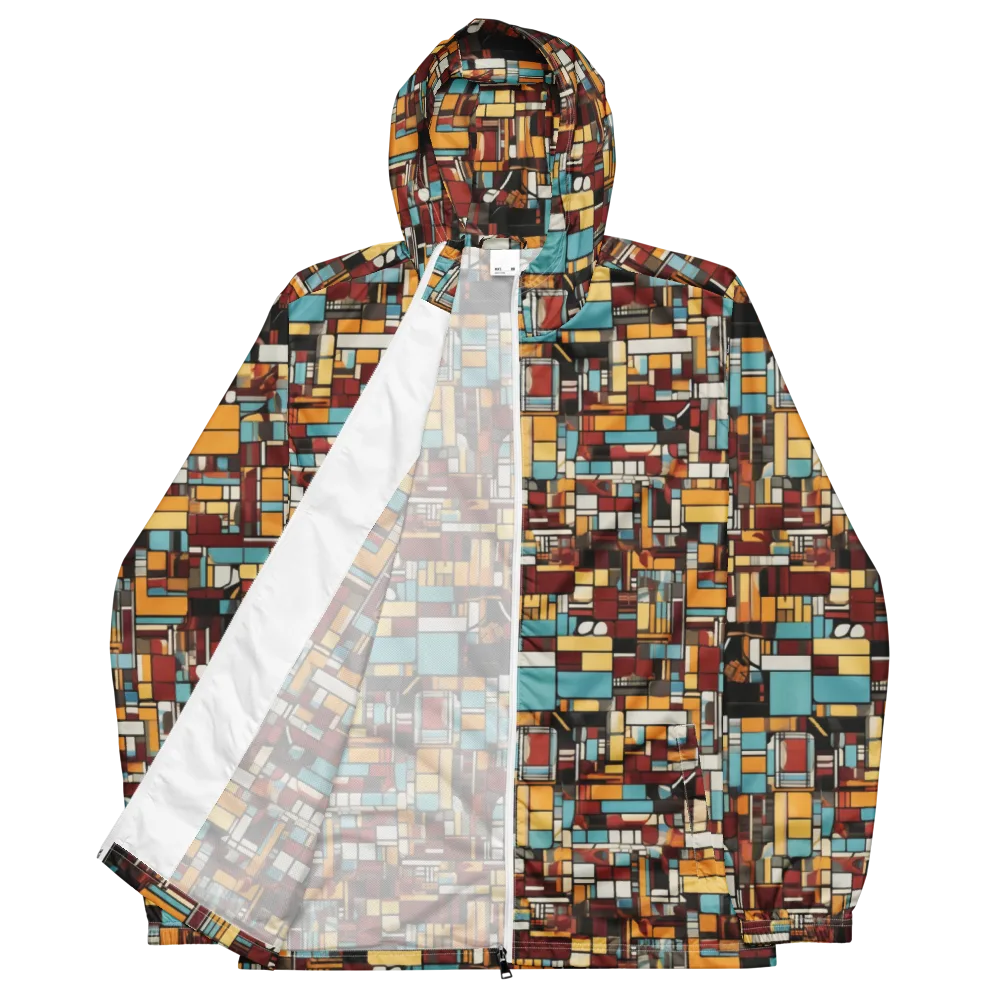 Chromatic City on Men's Windbreaker — Front