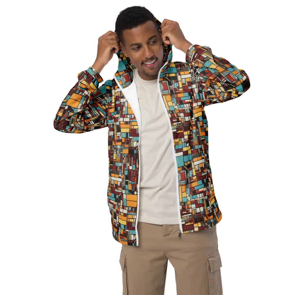 Chromatic City on Men's Windbreaker — Front