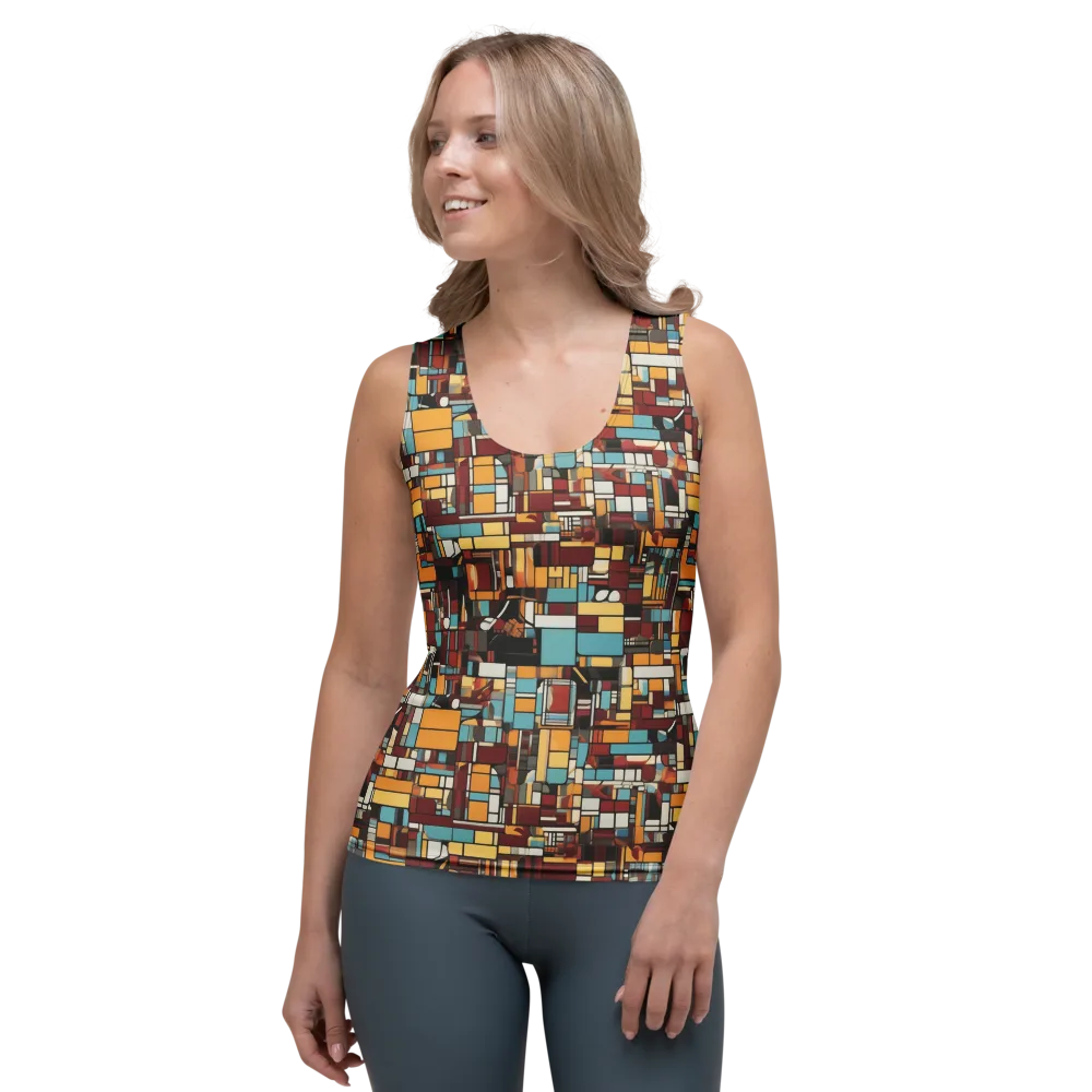 Chromatic City on Women's Tank Top — Front