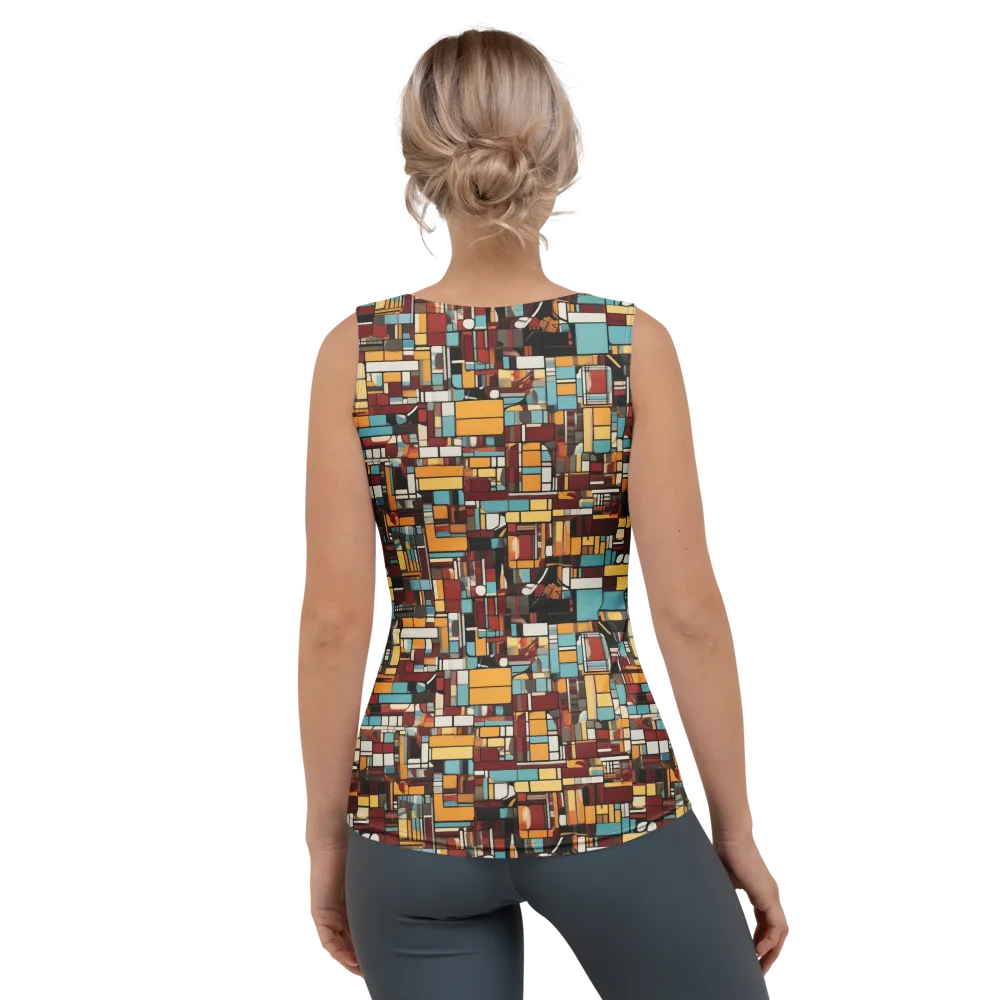 Chromatic City on Women's Tank Top — Back