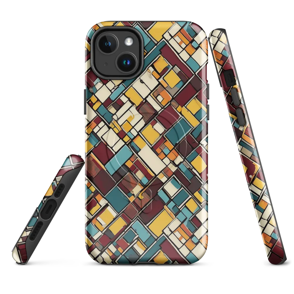Copper Grid on MagSafe Tough Case for iPhone® — Front