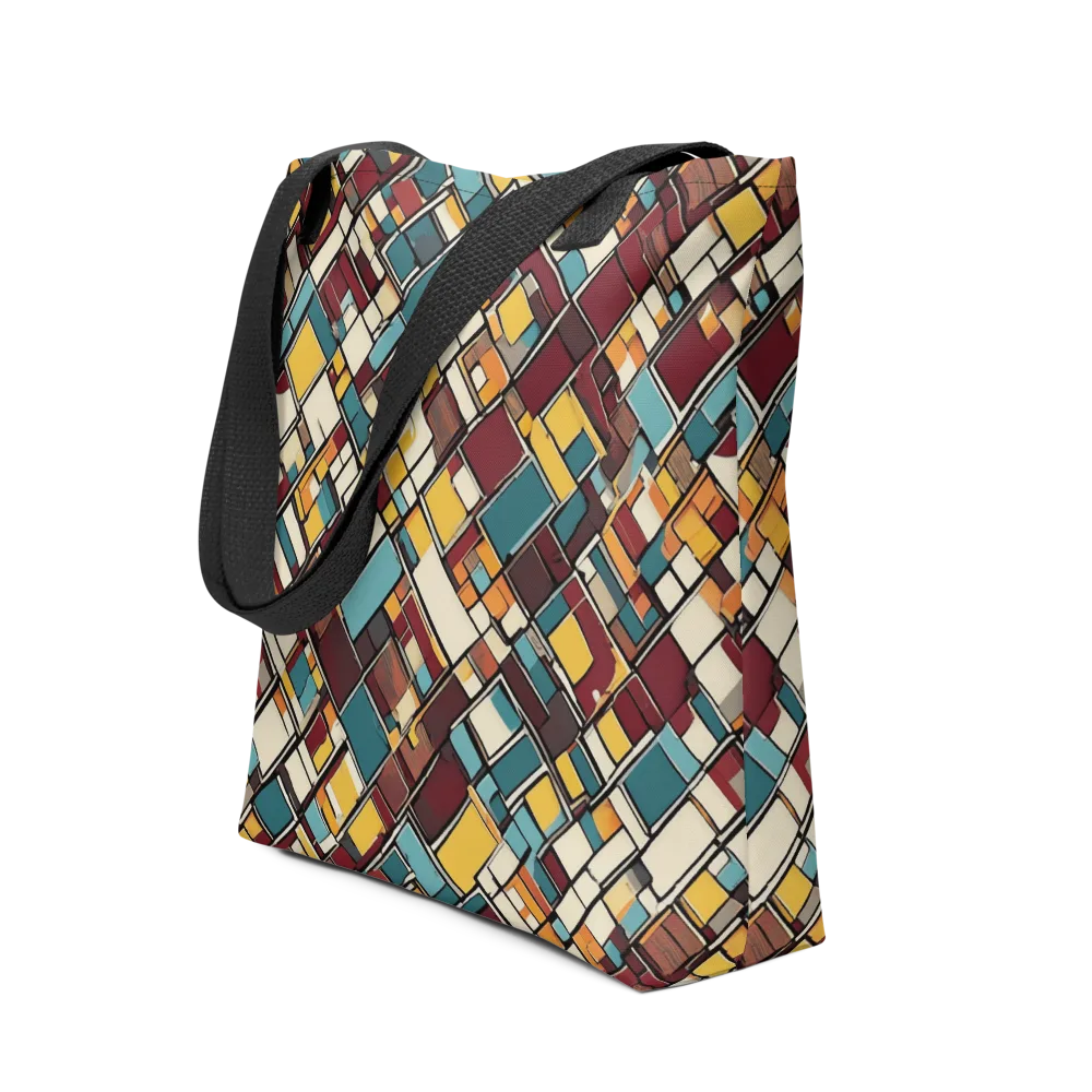 Copper Grid on Tote Bag — Front