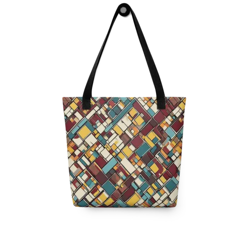 Copper Grid on a Tote Bag