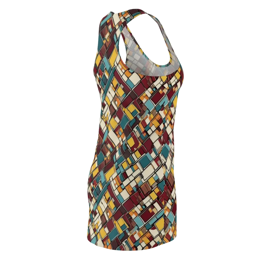 Copper Grid on Racerback Dress — Back Side
