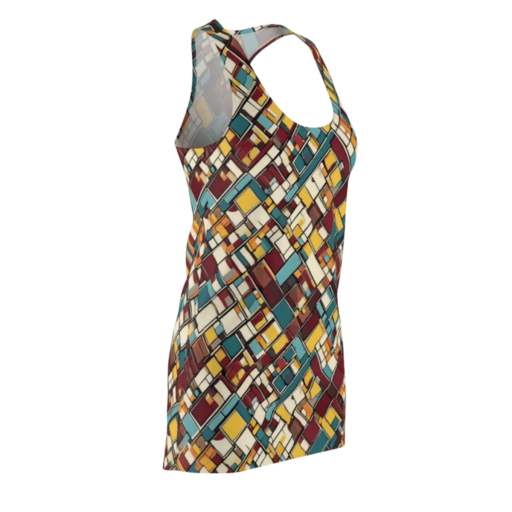 Copper Grid on Racerback Dress — Front Side