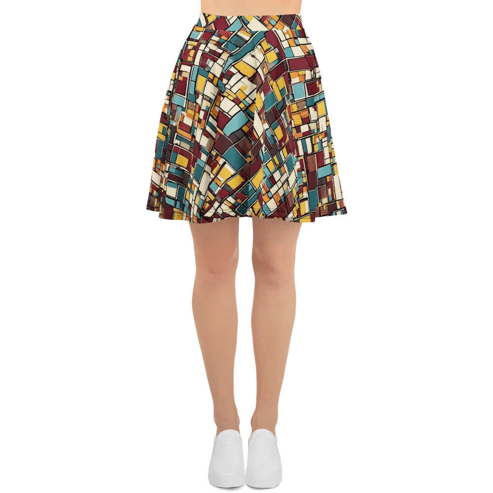 Copper Grid on Skater Skirt — Front