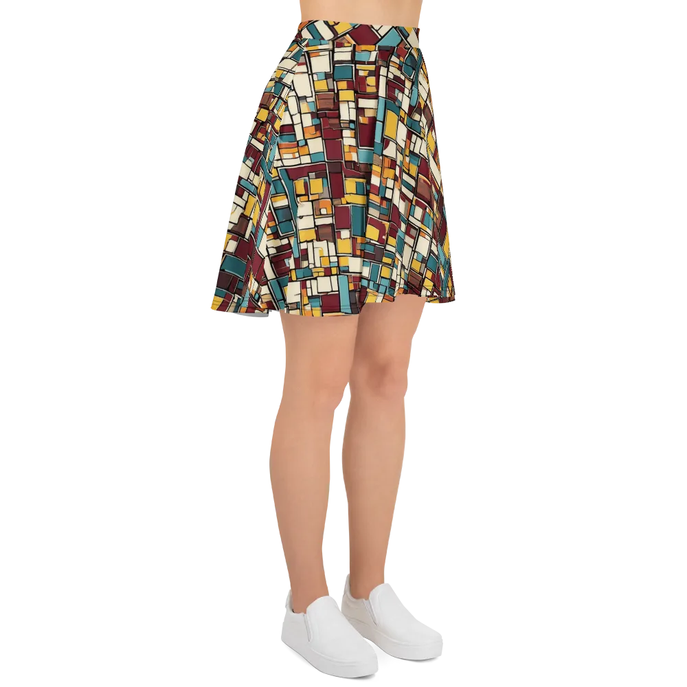 Copper Grid on Skater Skirt — Right