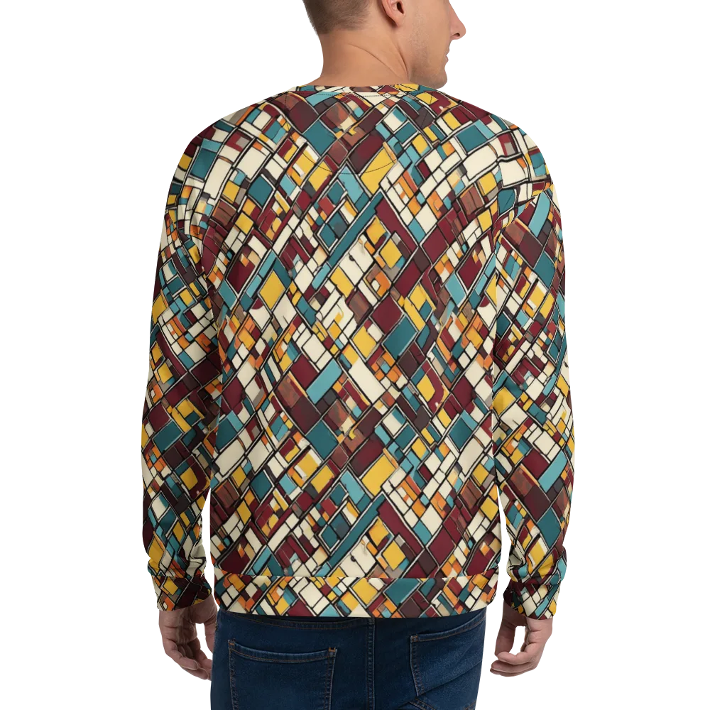 Copper Grid on Sweatshirt — Back