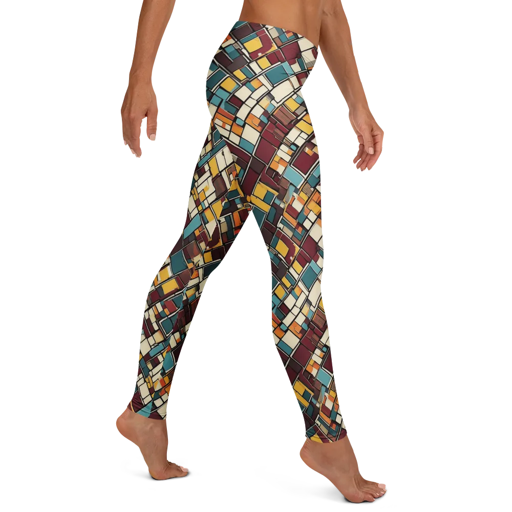 Copper Grid on Leggings — Right