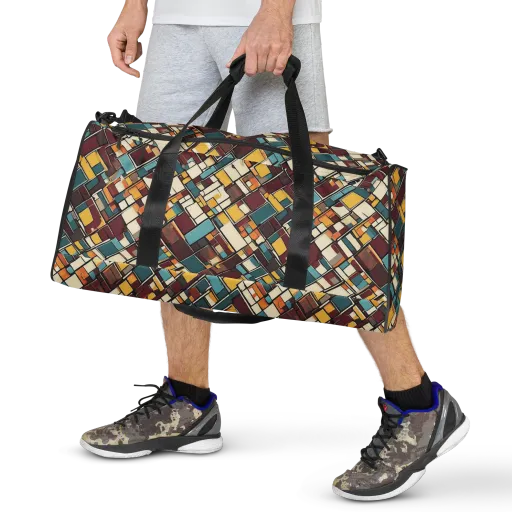 Copper Grid on a Duffle Bag