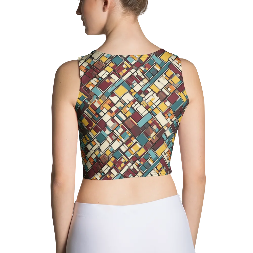 Copper Grid on Crop Top — Back