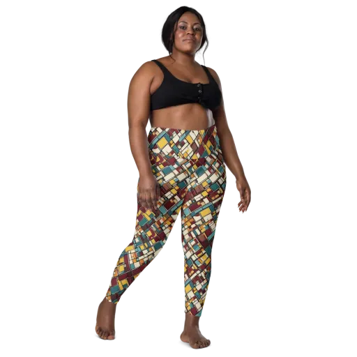 Copper Grid on a Leggings with Pockets