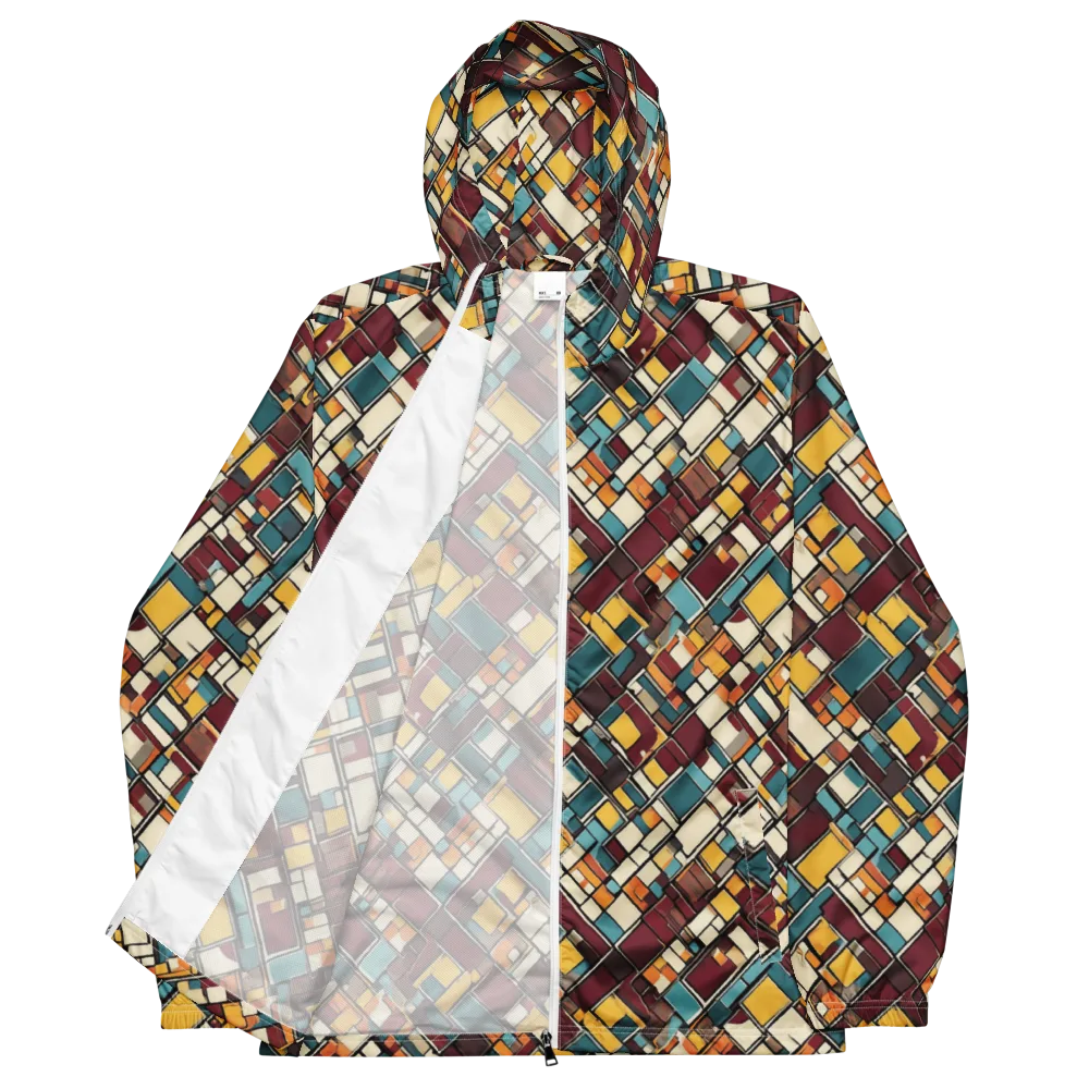 Copper Grid on Men's Windbreaker — Front
