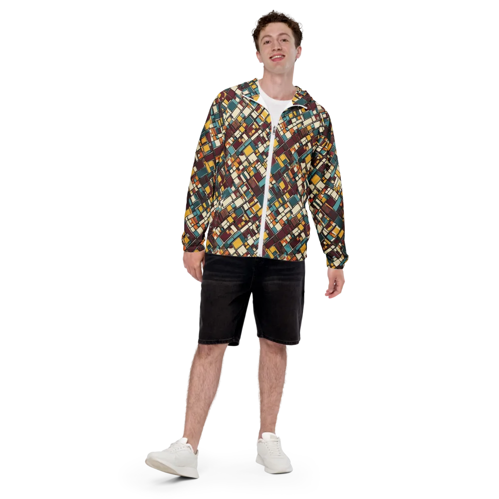 Copper Grid on Men's Windbreaker — Front