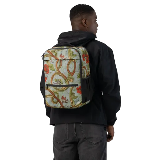 Pomegranate Trellis on a Utility Backpack