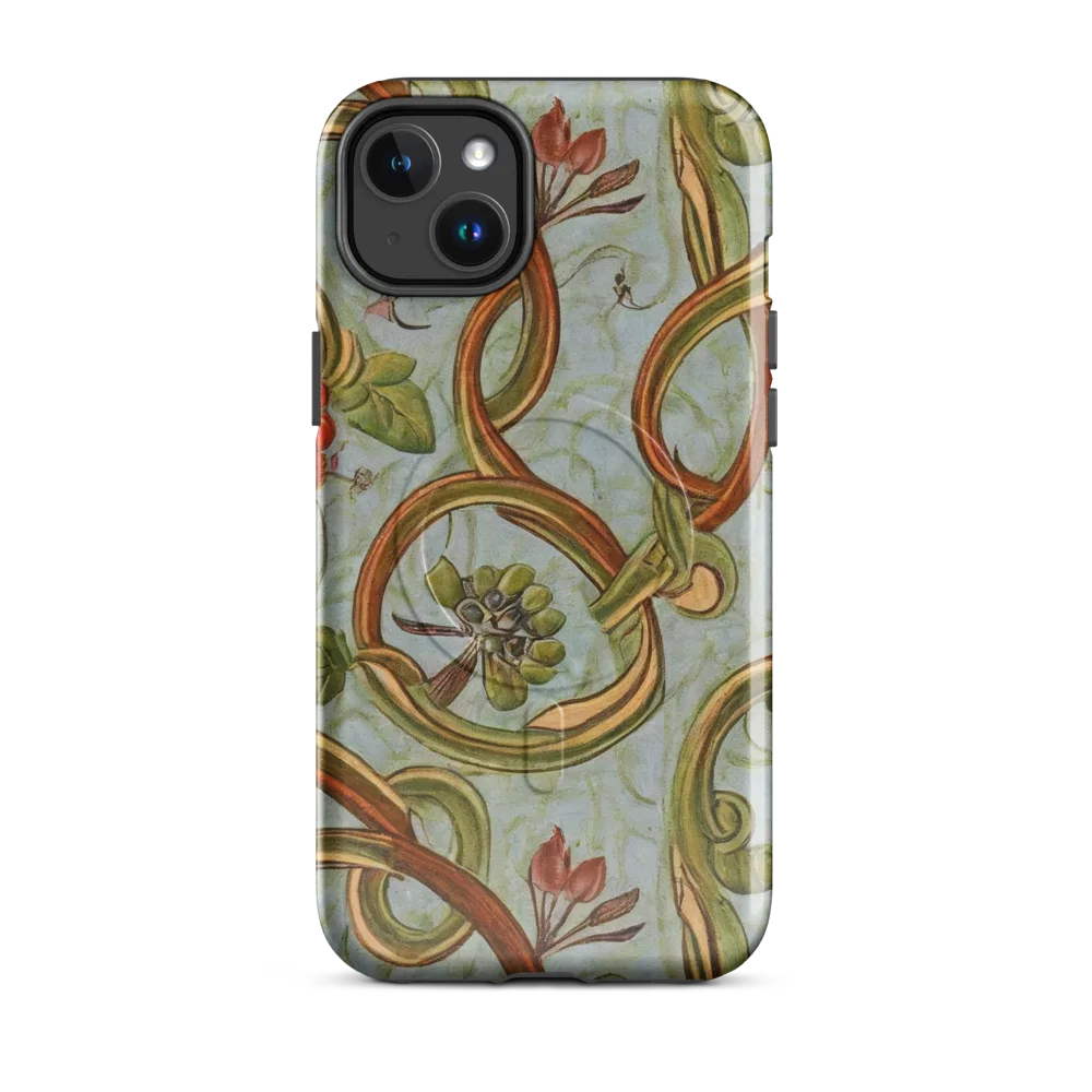 Pomegranate Trellis on MagSafe Tough Case for iPhone® — Front
