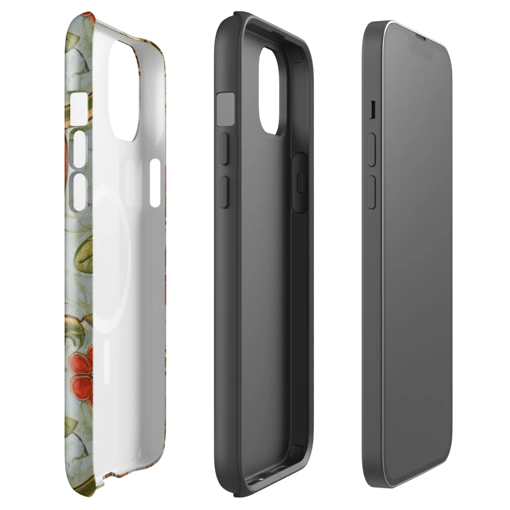 Pomegranate Trellis on MagSafe Tough Case for iPhone® — Front