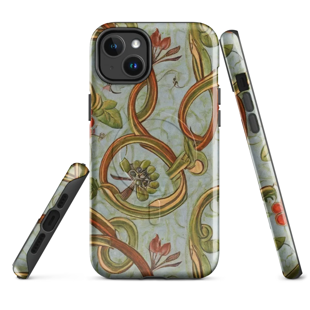 Pomegranate Trellis on MagSafe Tough Case for iPhone® — Front
