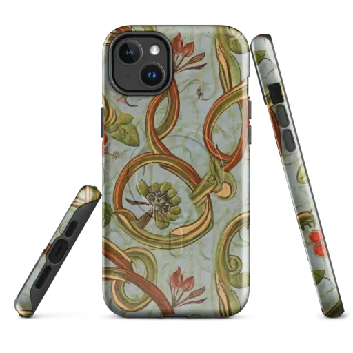 Pomegranate Trellis on a MagSafe Tough Case for iPhone®