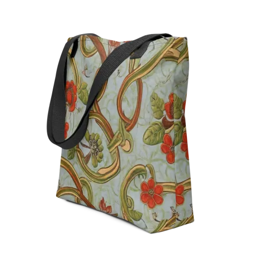 Pomegranate Trellis on a Tote Bag