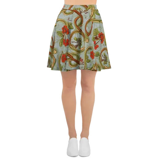 Pomegranate Trellis on a Skater Skirt