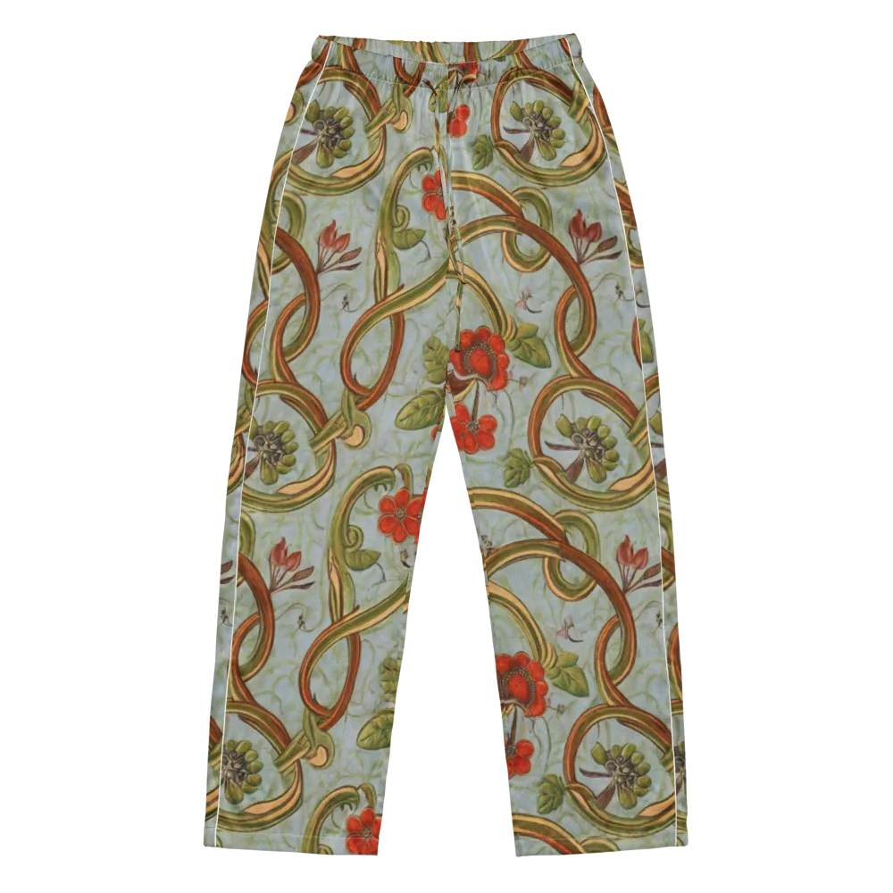 Pomegranate Trellis on Women's Pajama Pants — Front