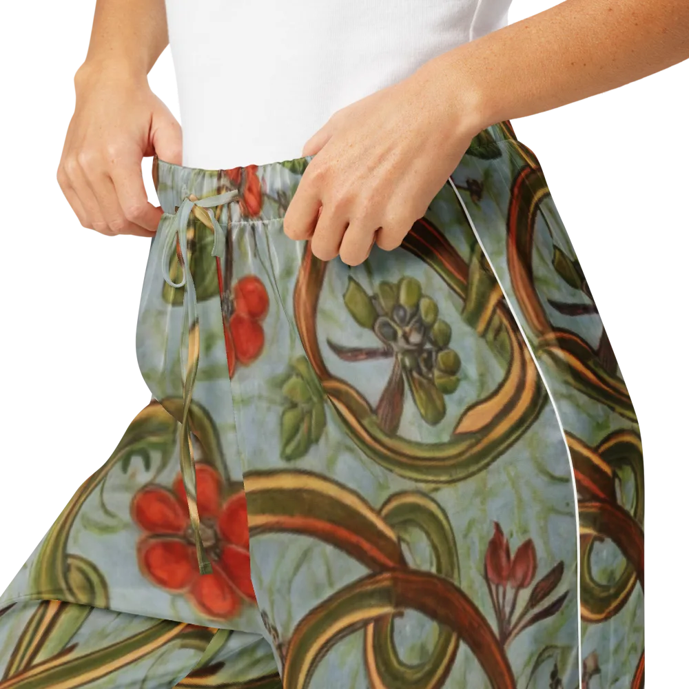 Pomegranate Trellis on Women's Pajama Pants — Product details