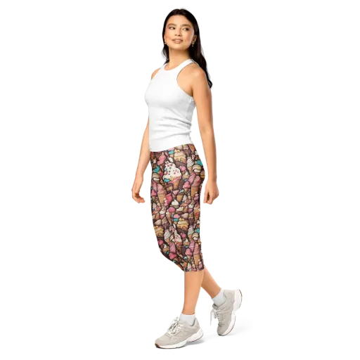 Sugar Rush on a Capri Leggings