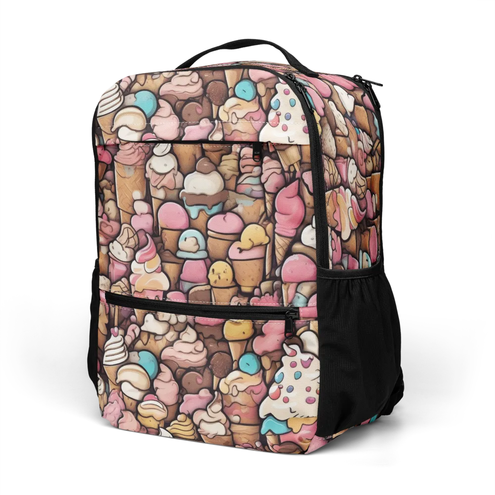 Sugar Rush on Utility Backpack — Left Front