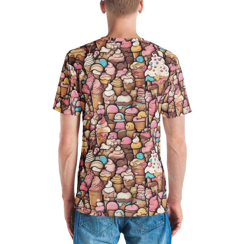 Sugar Rush on Men's Crew Neck T-Shirt — Back