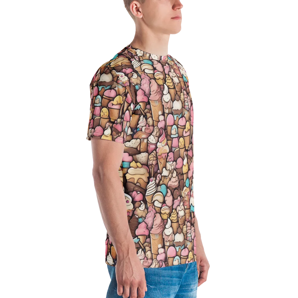 Sugar Rush on Men's Crew Neck T-Shirt — Right