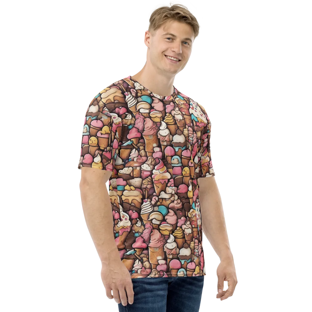 Sugar Rush on Men's Crew Neck T-Shirt — Right