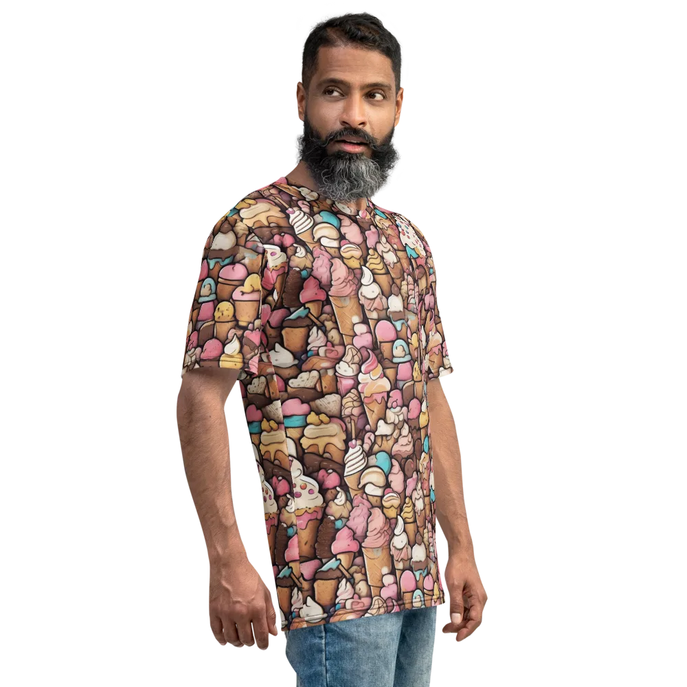 Sugar Rush on Men's Crew Neck T-Shirt — Right