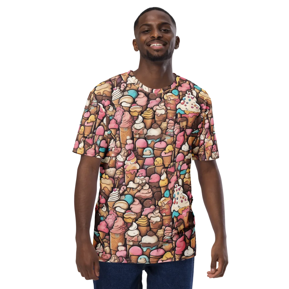 Sugar Rush on Men's Crew Neck T-Shirt — Front