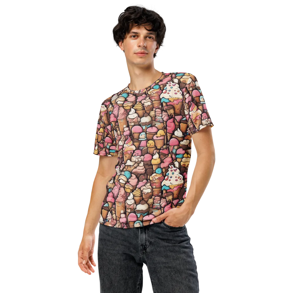 Sugar Rush on Men's Crew Neck T-Shirt — Front