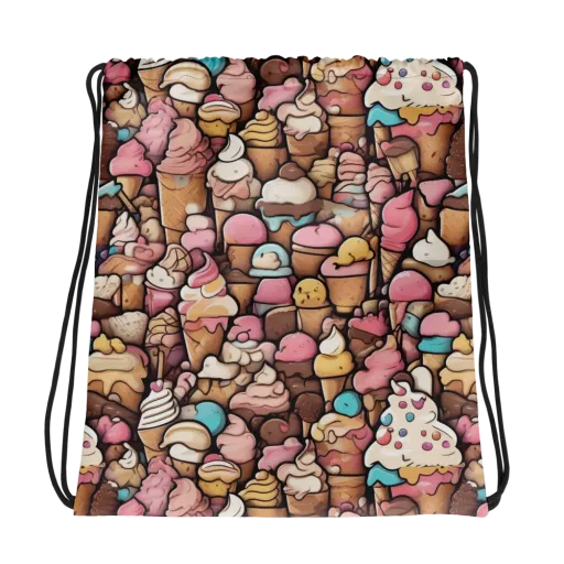 Sugar Rush on a Drawstring Bag