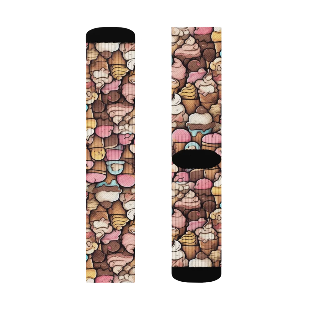 Sugar Rush on Socks — Left Sock