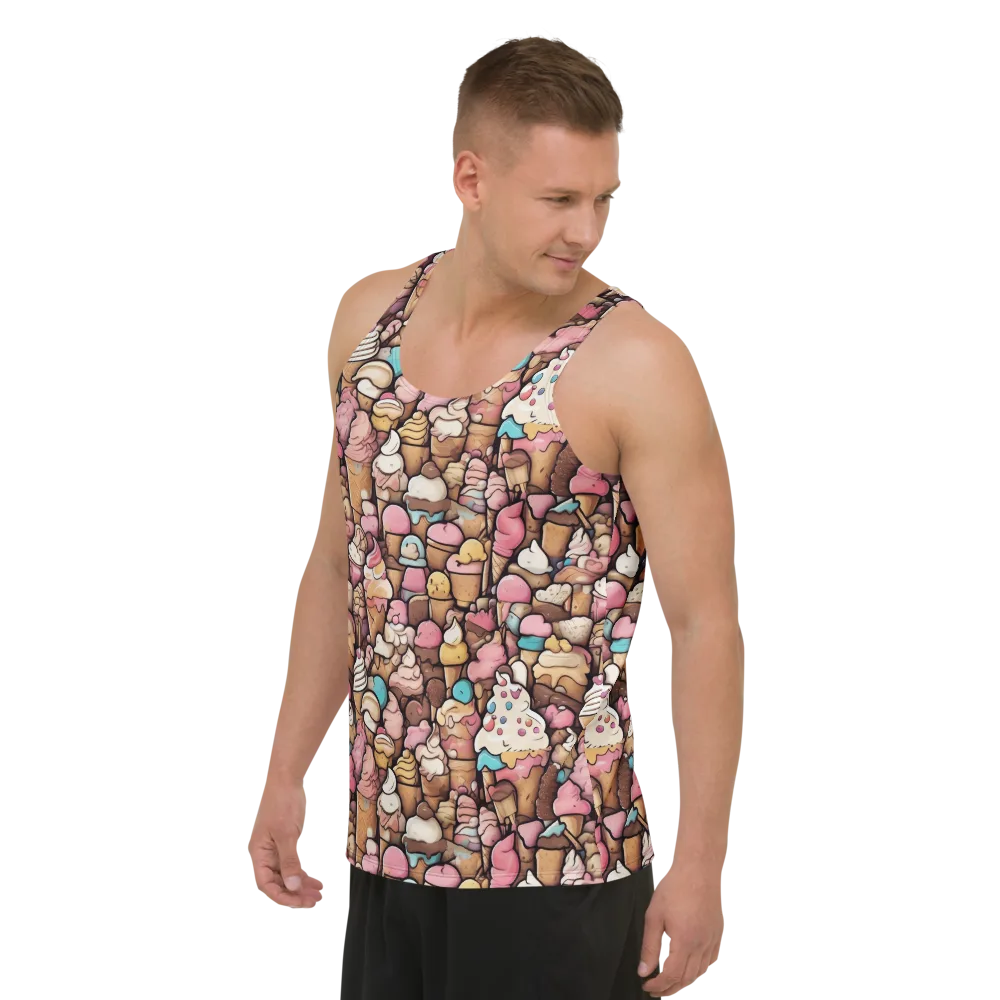 Sugar Rush on Men's Tank Top — Left Front