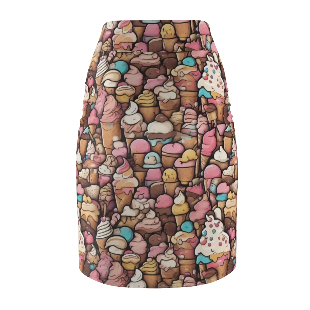 Sugar Rush on Pencil Skirt — Back