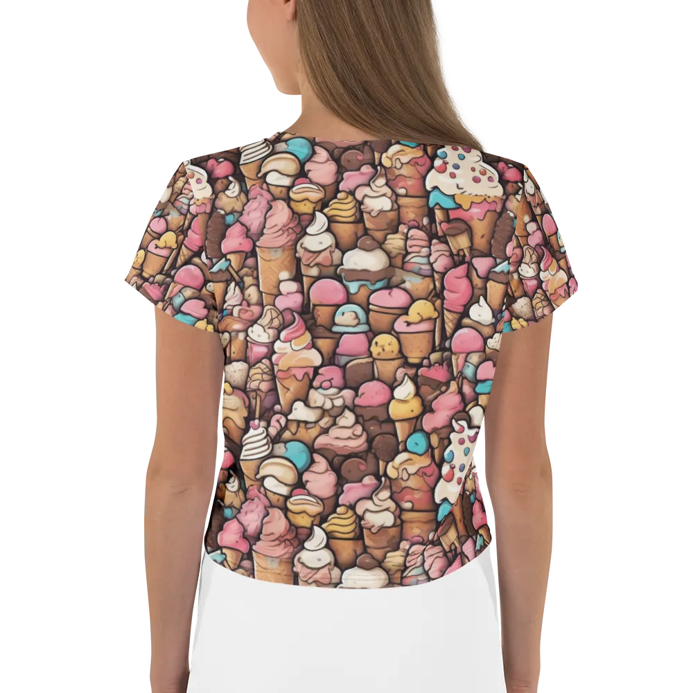 Sugar Rush on Crop Tee — Back
