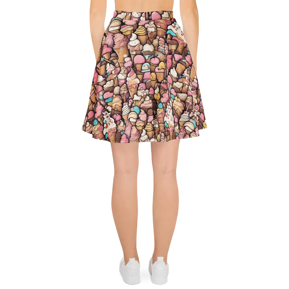 Sugar Rush on Skater Skirt — Back