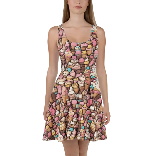 Sugar Rush on a Skater Dress