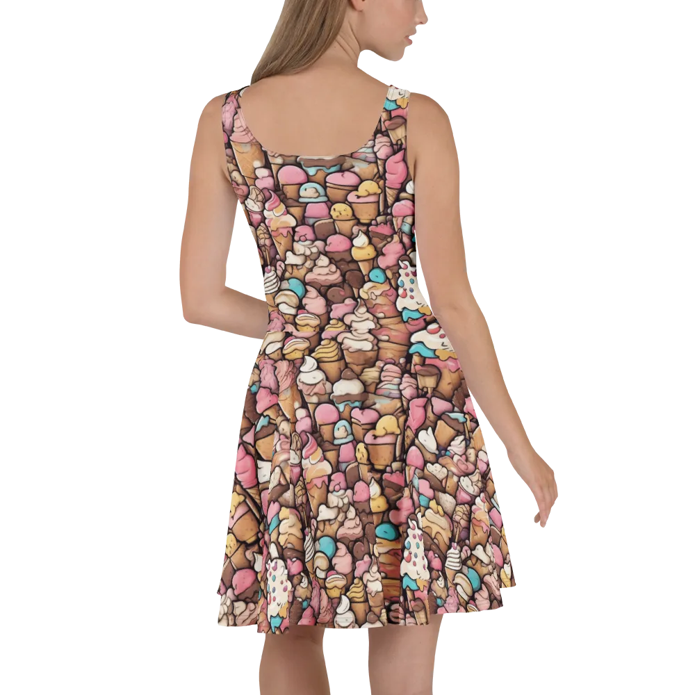 Sugar Rush on Skater Dress — Back