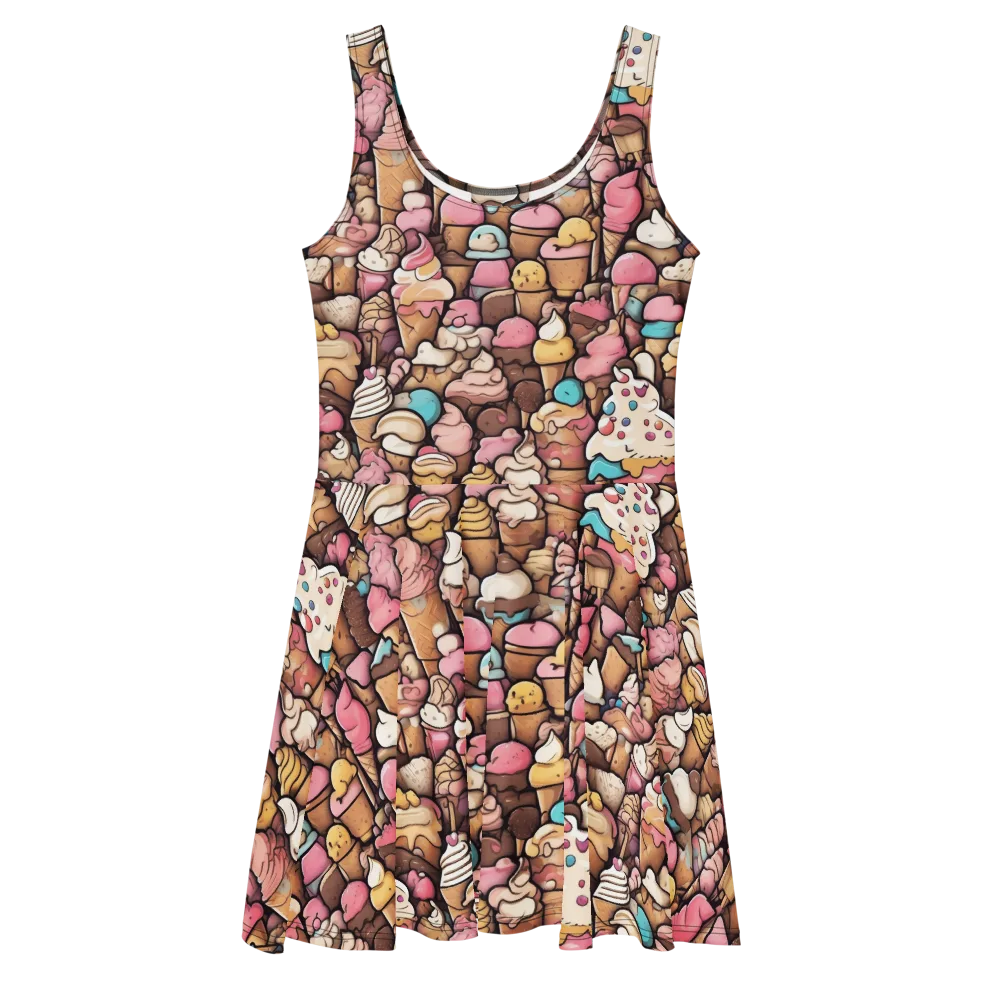 Sugar Rush on Skater Dress — Front