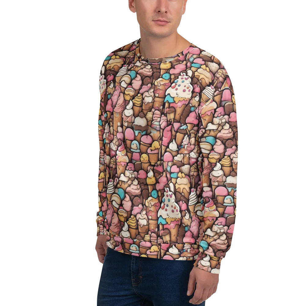 Sugar Rush on Sweatshirt — Left Front