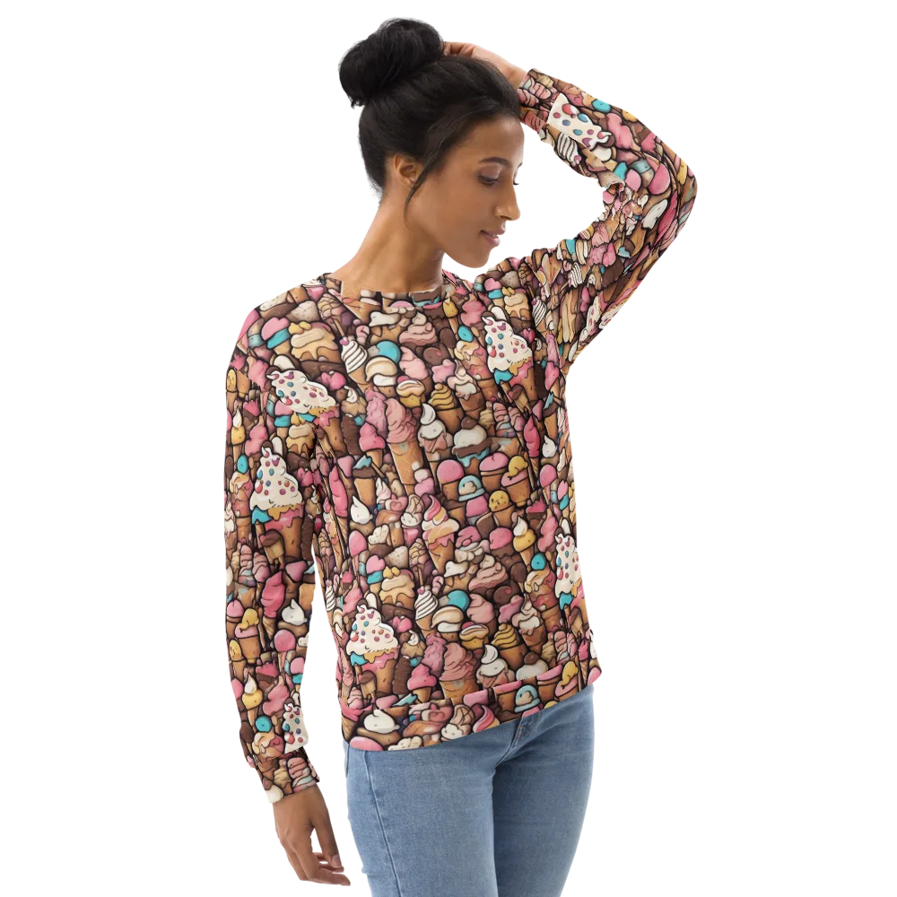 Sugar Rush on Sweatshirt — Right Front