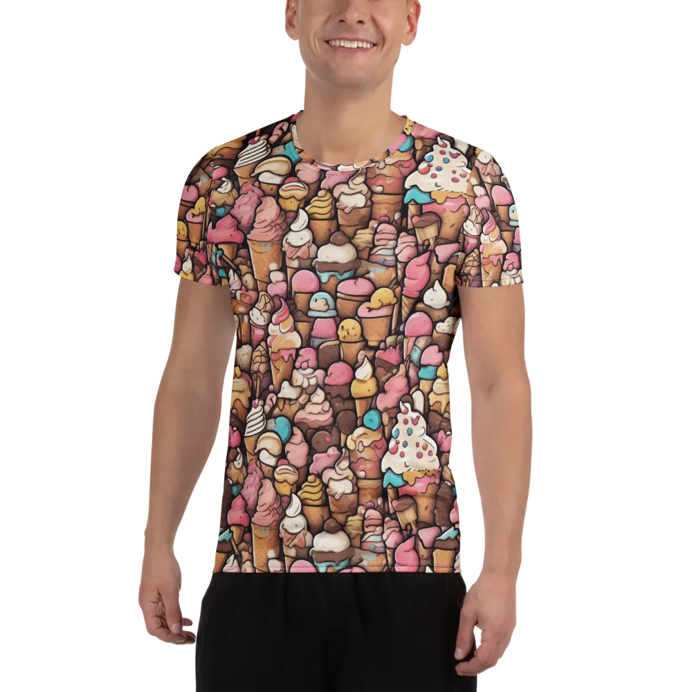 Sugar Rush on Men's Athletic T-Shirt — Front